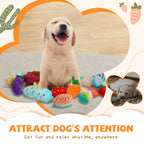 QTwoof 20-Pack Plush Squeaky Dog Toys for Small Dogs