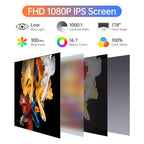ForHelp 15.6inch Portable Monitor,1080P USB-C HDMI Second External Monitor for Laptop,PC,Mac Phone,PS,Xbox,Swich,IPS Ultra-Thin Zero Frame Gaming Display/Premium Smart Cover