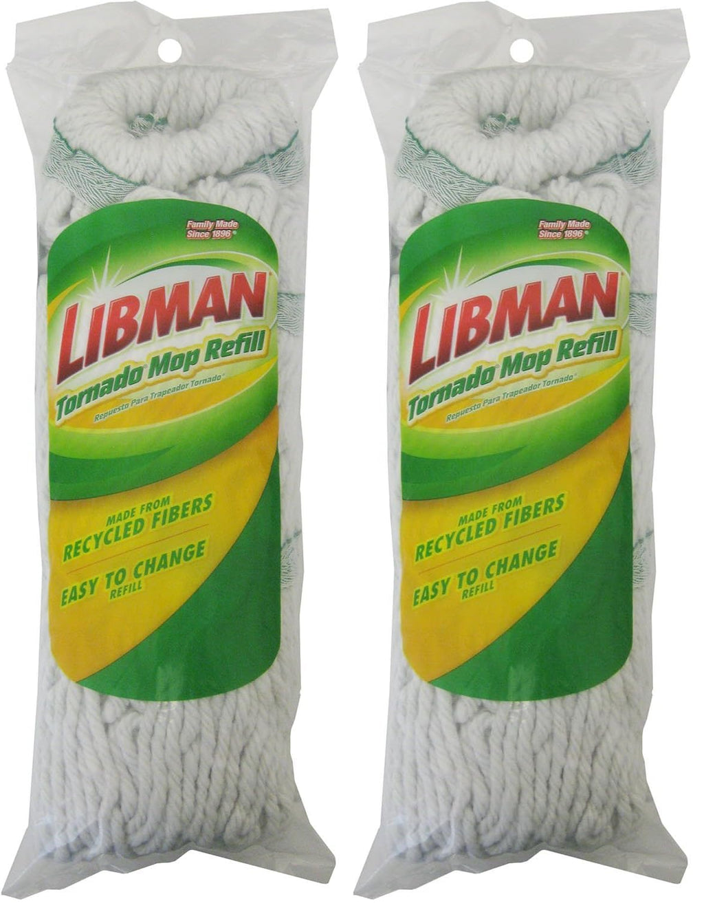 Libman 2031 Tornado Mop Refill (Pack of 2)