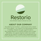 Restorio™ Metabolic Health Support Capsules - Liver & Inflammation Support - Hangover Prevention - Exercise Recovery - 120 Capsules