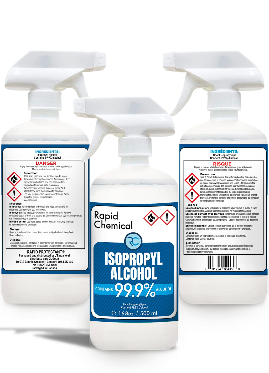 99% Isopropyl Alcohol Spray - USP Grade - Rubbing Alcohol Spray Bottle 99% (17 Fl Oz)