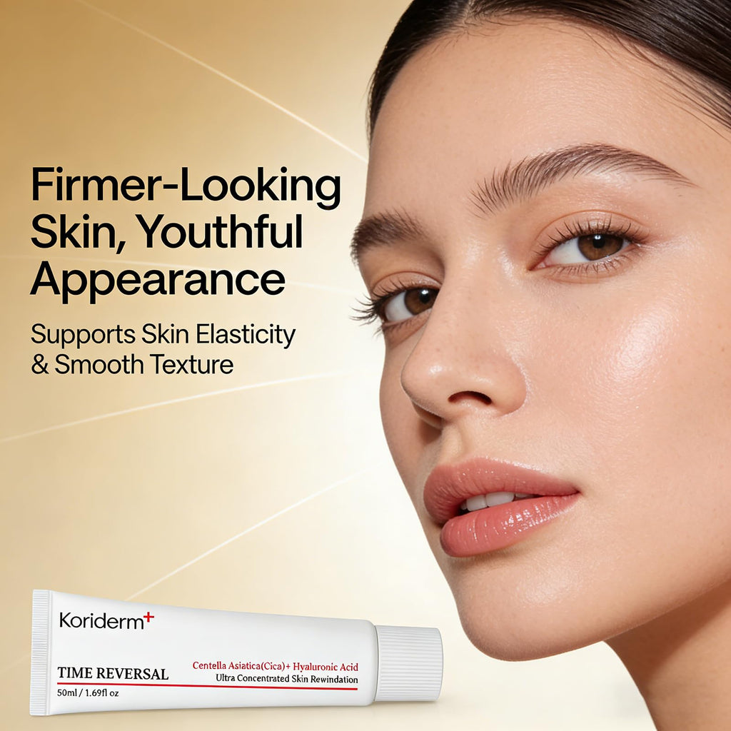 Koriderm Cream, All-In-One Skin Moisturizer Cream for Face, Lotion - Nourishing, Hydrates, Firms & Reduces Wrinkles with Centella Asiatica (Cica), Collagen & Hyaluronic Acid (1Pc)