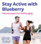USDA Organic Blueberry Extract Capsules - High Potency Organic Blueberry 500mg 10:1 Extract Per 1 Capsule Serving - Blueberry Supplement for Brain & Immune Support - Vegan Non-GMO (2 Month Supply)