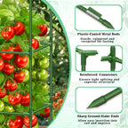 Riare 6 Pack 45in Square Tomato Cages for Garden, Heavy Duty Tomato Trellis