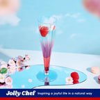 JOLLY CHEF 4.5 oz Plastic Champagne Flutes Disposable Clear 100 Pack