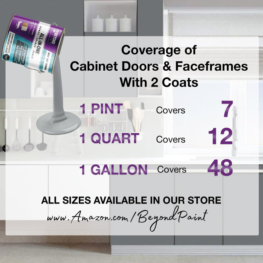 Beyond Paint Counter Top Paint - Pint - No Stripping No Sanding No Priming, Bone
