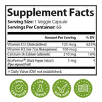 CRYSTAL PEAKS NUTRITION Vein & Artery Supplement - Blood Flow Supplement with Calcium - Blood Circulation Support for Men, Women - Circulation and Vein Support - 60 ct