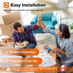 addlon Ceiling Fans with Lights, 42 Inch Low Profile Ceiling Fan with Light And Remote Control, Flush Mount, Reversible, 3CCT, Dimmable, Quiet, White Small Ceiling Fan for Bedroom Indoor/Outdoor Use