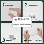 500 PCS Compressed Towel Tablets - Travel Disposable Towels, Compressed Hiking Toilet Paper, Wilderness Wipes, Compact Toilet Paper, Disposable Compressed Face Towel for Camping, Backpacking & Beauty