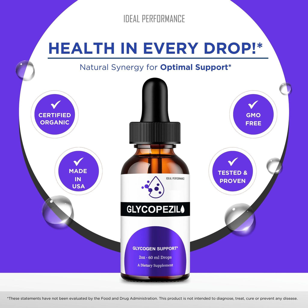 Glycopezil Drops, Official Glycopezil Blood Support Supplement Droppers - Maximum Strength, All Natural Healthy Circulation and Stable Levels, Advanced Glycopezil Health Support Reviews (5 Pack)