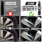 Silver Rim Touch Up Paint - Wheel Repair Kit Curb Rash, Quick And Easy Wheel Scratch Repair, Rim Paint For Car Wheel Repair
