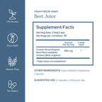 Eclectic Herb - Organic Beet Juice Capsules | Natural Herbal Supplement | Premium Cardiovascular Health & Circulation Support | US-Grown, Vegan, Non-GMO, Gluten Free (90 CT | 440 mg)