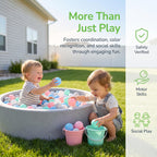 LANGXUN Plastic Ball Pit Balls for Baby Toddler Kids