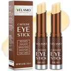 VELAMO ADVANCED Caffeine Eye Stick: Energizing & Hydrating Under Eye Balm for Dark Circles & Puffiness - Travel Essentials, Portable & Perfect for On-the-go Use, 0.1 OZ/3g 2 Pcs