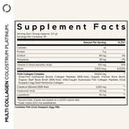 Codeage Multi Collagen Colostrum Powder Platinum - Hydrolyzed Grass-Fed Bovine Collagen Peptides, Grass-Fed Bovine Colostrum Supplement, Vitamin C, Biotin, Hyaluronic Acid, Lactoferrin - 13.4 Oz.