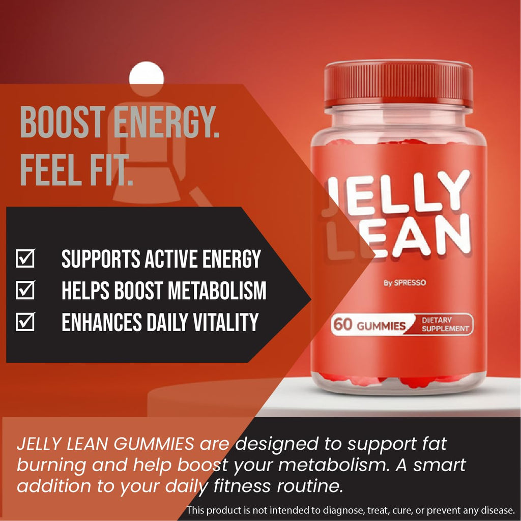 (3-Pack) Jelly Lean Gummies, Official JellyLean Supplement Gummys with Premium Ingredients, Advanced Formula Support for Active Lifestyle & Overall Wellness Reviews (180 Gummies)