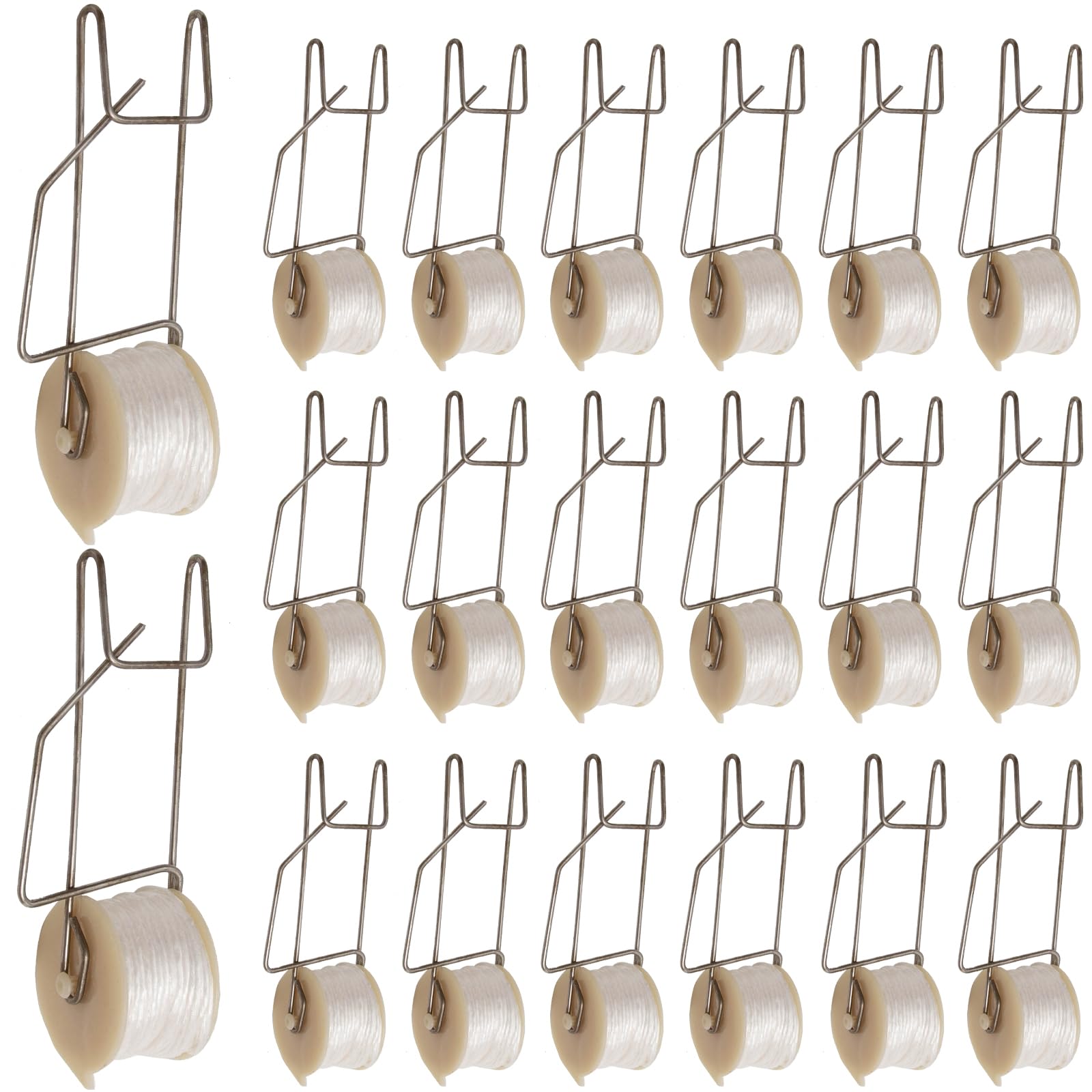Aynaxcol 20pcs Plant Climbing Hooks Tomato Roller Hooks, Tomato Support Hooks Garden Hooks for Tomato Vine Flower Plant Twine Crop