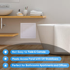 TICONN Access Panel for Drywall, 10 x 10 Inch ABS Plastic Wall Hole Cover Access Doors, Easy Install Drywall Access Panel, Ceiling, Wiring and Cables