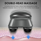 HANGSUN Cordless Neck Back Masssger Handheld Deep Tissue Percussion Massage for Shoulder, Leg, Calf, Foot, Muscle Pain Relief MG700 Rechargeable Electric Double Head Full Body Massagers