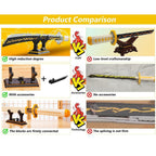 Kravkind 956pcs, 39inch for Sword Building Block Model, Samurai Sword Set with Scabbard and Stand, Best Gift for Anime Fans