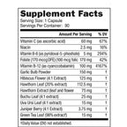 Manteniendo Tu Salud Baja Tu Presion Hawthorn Extract, Herbal Supplement, Garlic Extract, 90 Capsules