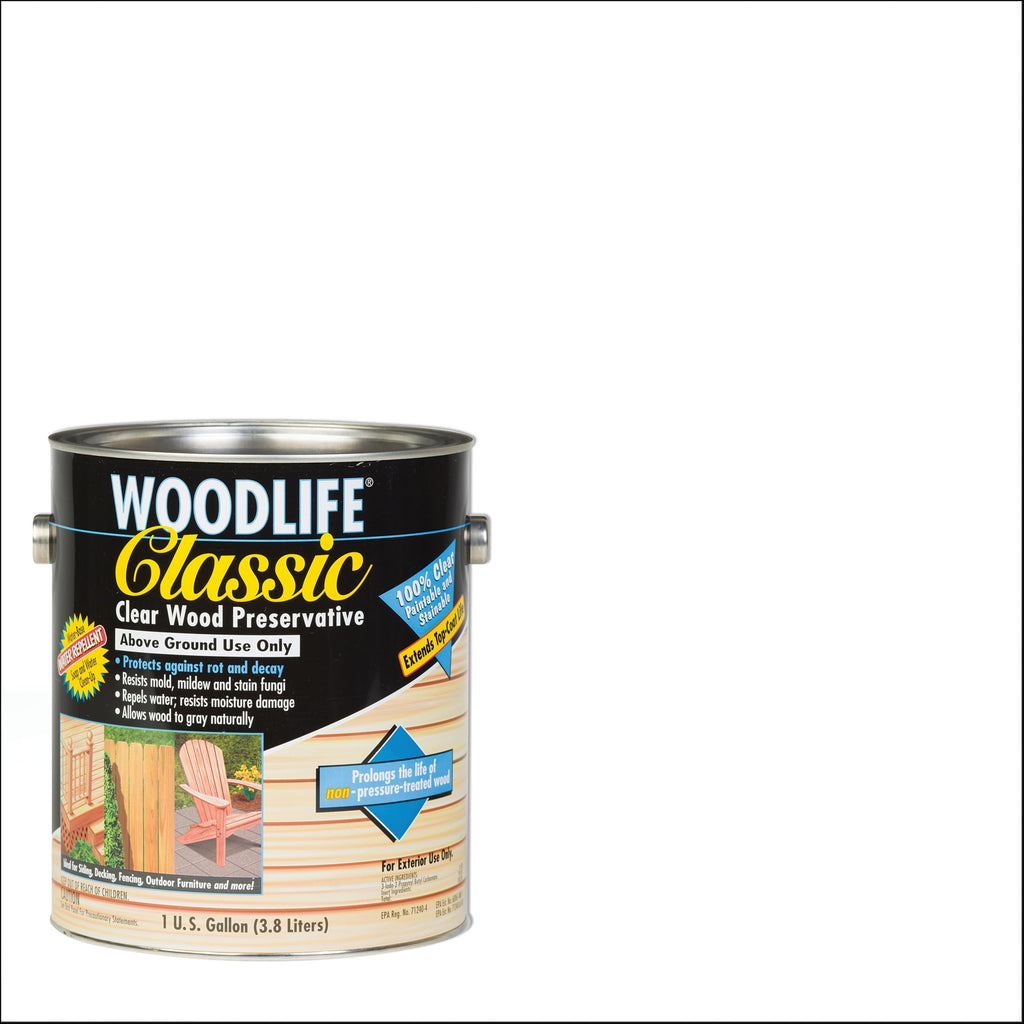 WOODLIFE 903-4PK Classic Above Ground Clear Wood Preservative, Gallon, Clear, 4 Pack