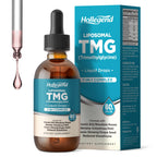 HOLLEGEND Liposomal TMG Supplements Liquid Drops, 1000mg Trimethylglycine as Betaine Anhydrous for Methylation, Antioxidant & Brain & Liver Health, High Absorption, Non-GMO, Vegan, Blueberry, 2 FL Oz