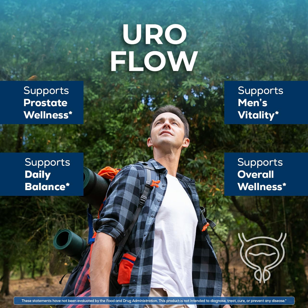 (5 Pack) Uroflow Capsules - Official UroFlow Pills Advanced Premium Formula Support Maximum Strength, All Natural Ingredients Vitamins for Overall Health & Wellness Reviews, 300 Capsules for 5 Months