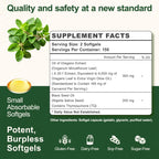 vivcmin Oregano Oil, 300 Softgels, 6000mg Oil of Oregano with Black Seed Oil for Immune & Digestive Support, aceite de Oregano with High Carvacrol & Thymoquinone, Non-GMO | 150 Days Supply