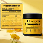 Dotkara Honey Gummies for Men, Vitality Booster Manuka Honey Gummies, with Shilajit, Ashwagandha, Sea Moss, Improves Endurance, Lowers Cortisol, Reduces Fatigue, Vegan, Non-GMO (60 Gummies) (1)