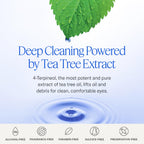 Cliradex Towelettes - Natural Face, Eyelash & Eyelid Cleanser - Wipes for Demodex, Blepharitis, Mgd and Red Irritated Eye Lid - Tea Tree Oil Extract.