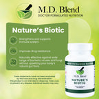 Nature’s Biotic Berberine Supplement for Daily Wellness Support with Blend of Oregano, Garlic, Vitamins C & B6, Magnesium, and Zinc, 270 Capsules (Pack of 3)