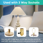 Gonhom 3 Way LED Light Bulbs 50 100 150W Equivalent, Daylight White 5000K