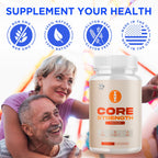(3 Pack) Core Strength Supplement for Joint Support, Official Core Strength Joint Pills with All Natural Ingredients, Advanced Health & Wellness Support with Max Strength Multivitamins (180 Capsules)
