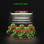 AGLEX K1000 LED Grow Light, Grow Light with Daisy Chain & Dimmable, Full Spectrum Plant Grow Lights for Hydroponic Indoor Plants Seeding