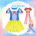 Princess Dress Up Clothes for Girls 3-6, Pretend Play Toy Gift Suitcase Set