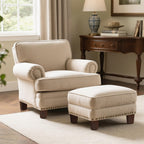 AORYVIC Wood Furniture Legs, 4 inch Sofa Legs, Square Couch Legs Pack of 4, Wood Legs for Table w/Pre-drilled Hanger Bolt