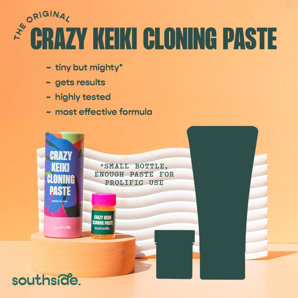 Crazy Keiki Cloning Paste by Southside Plants – Sprout Leaves on Bare Branches with Natural Cytokinin, Hormones & Vitamins – Keiki Paste for Plants and Orchids – 0.25oz