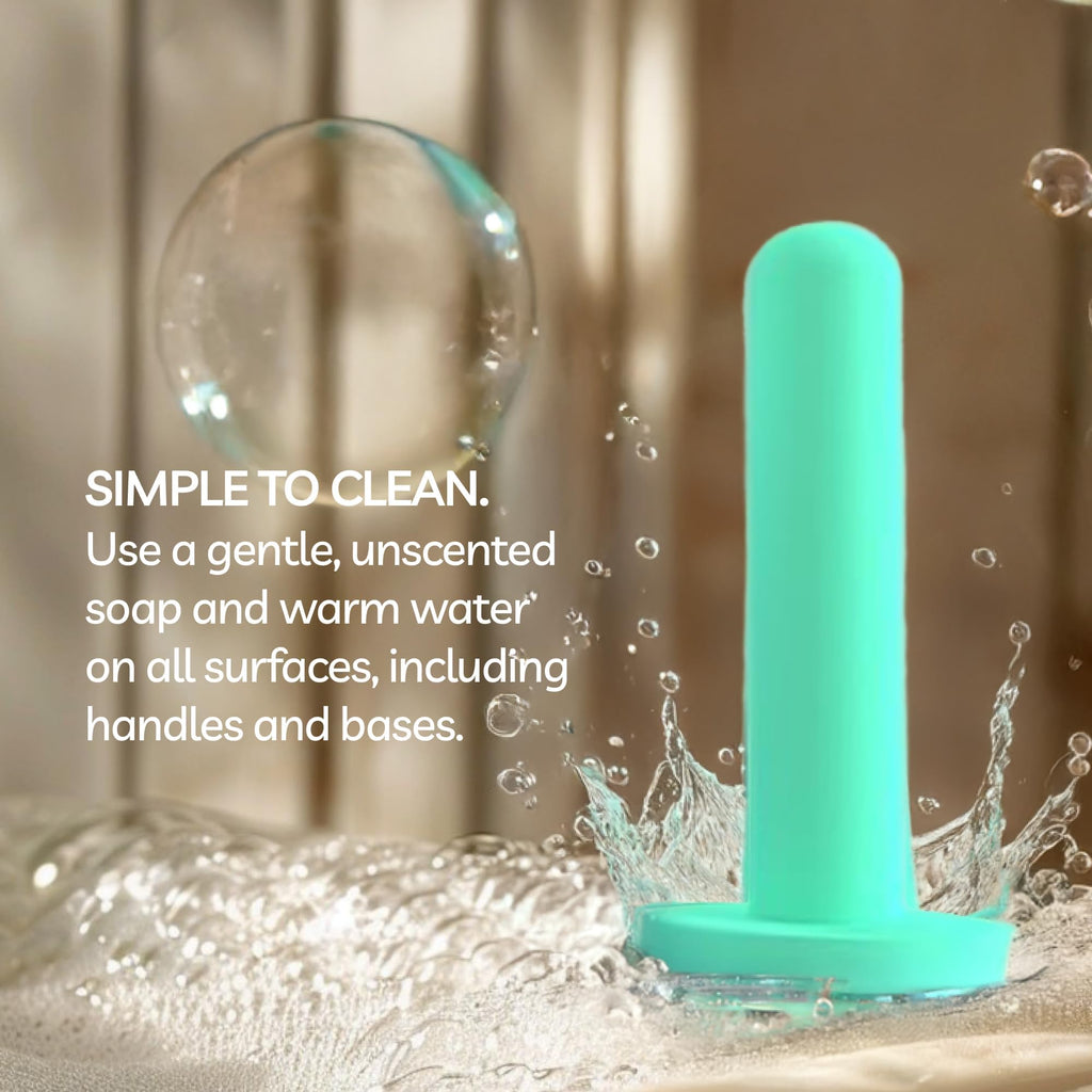 Bliss Innovations Comfort Silicone Pelvic Floor Trainer Kit – Sizes 5-8 – Soft & Flexible Design for Gentle Progression – Includes Bonus 1.3 Oz Bliss Glide ($10 Value)