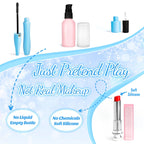 Pretend Play Fake Makeup Set for Kids Toddlers 3-5 5-8