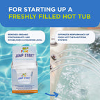 FROG Jump Start for Hot Tubs - Start-Up Chlorine Shock Removes Organic Contaminants & Establishes Chlorine Level - Hot Tub Set Up & Treatment - 6 Pack
