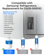 Waterdrop WD-F11B Refrigerator Water Filter, Replacement for Samsung® DA29-00003G, DA29-00003B, DA29-00003A, Aqua-Pure Plus, HAFCU1, RFG237AARS, FMS-1, RS22HDHPNSR, RSG257AARS, WSS-1