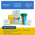 FROG Serene Floating System for Hot Tubs - Quick & Easy Prefilled Hot Tub Sanitizer - Hot Tub Maintenance System with Sanitizing Minerals & Bromine - 3 Month Bundle+