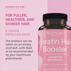 Reserveage Ultra Collagen Booster & Keratin Hair Booster - Features Dermaval, Biotin & Resveratrol - Support Hair & Skin - 60 Ultra Collagen Capsules, 60 Keratin Capsules