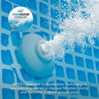 Intex Krystal Clear Saltwater Pool Chlorine System for Above Ground Pools up to 15,000 Gallons, Pool Cleaner with Automatic Timer and Self Cleaning