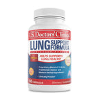 U.S. Doctors' Clinical Lung Support Supplement - 12 Chinese Herbs, Vitamin A, C, Magnesium & Zinc - Respiratory & Immune Health Support - for Breathing Comfort* - Non-GMO, Gluten Free - 60 Capsules