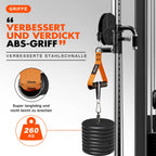 HPYGN Exercise Handles, Gym Replacement Handle Attachments for Cable Machine Pulleys, Resistance Band and Strength Trainer, Pull Down Workout Accessories, Home Gym Add On Equipment