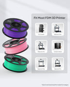 ELEGOO PLA 3D Printer Filament 1.75mm Pink 1KG