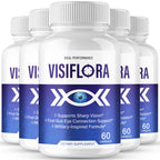 VisiFlora Capsules, Official VisiFlora Health Supplement Pills - Maximum Strength, All Natural Visual Wellness & Crystal Clear View, Premium Visi Flora Advanced Eye Support Reviews (5 Pack)