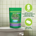 Green Gobbler Septic Tank Treatment Packets - Natural Bacteria to Prevent Costly Septic Issues, Back-Ups, Foul Odor (24 Pods) Pod: Color May Vary
